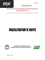 Ems 2 Facilitator's Notes