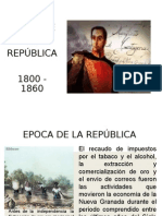 Epoca de La Republica 1800 - 1860 (h)