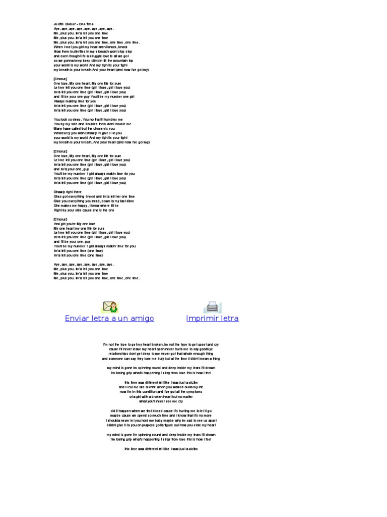 Letras Dew Canciones | PDF