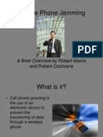Mobile Phone Jamming: A Brief Overview by Robert Maine and Robert Cochrane