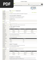 SQL Select Statement