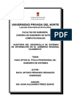 Portada - Auditoría Del Desarrollo de Sistemas de Información