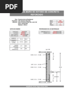 Muros de Contencion y Sotano | Fundación (Ingeniería) | Elementos
