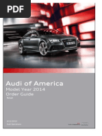 Download Audi Order Guide 2014 USA Retail by 4quattro SN135782916 doc pdf