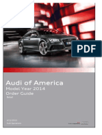 Audi Order Guide 2014 USA (Retail)