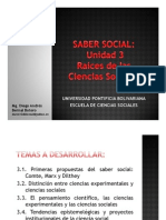 Unidad 3 Raíces de Las Ciencias Sociales