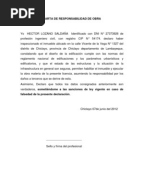 Carta Responsiva