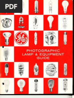 GE Photographic Lamp Guide 1968