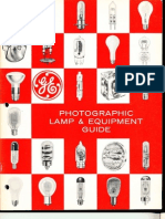 GE Photographic Lamp Guide 1968