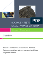 Apresentação - Rochas Testemunhos Da Actividade Da Terra