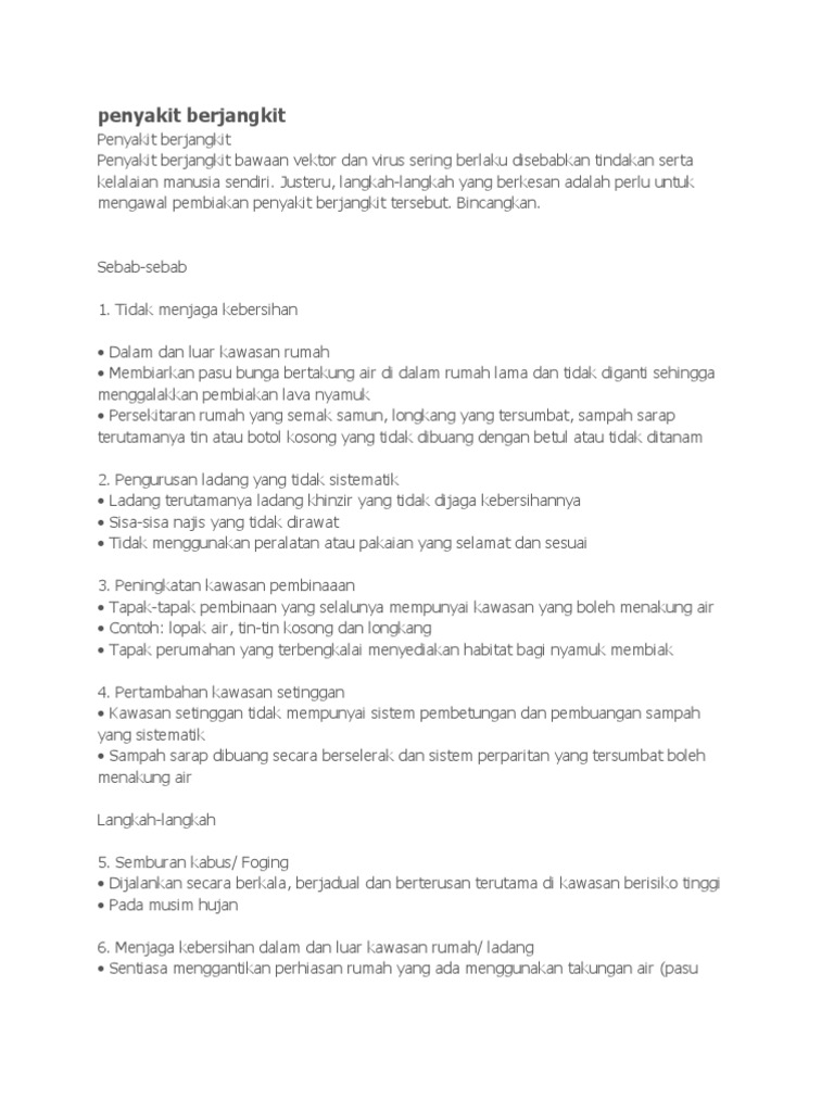 Penyakit Berjangkit Pdf