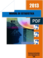 2013 Manual de Estadística