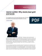 Why Stock Beat Gold & Bonds-Buffett