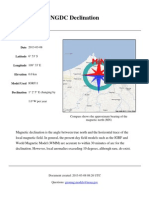 Declination Data