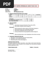 Laporan Post Mortem Peperiksaan Akhir Tahun 2013