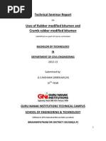 Download uses of crumb rubber and natural rubber bitumen by nishankgopishetty SN135805356 doc pdf