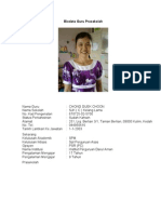 Biodata Guru Prasekolah