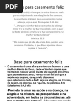 Bases Para Casamento Feliz