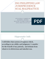 Philippine Law on Medical Malpractice