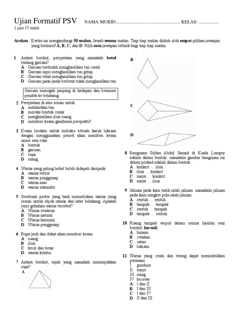 Latih Tubi Soklan Form 42011