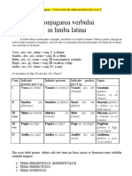 Conjugarea Verbului in Limba Latina (PDF)