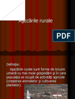 Asezarile Rurale 