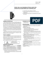 Model XCGSM - GSM and GPRS Cellular Modem Option Card For Data Station Plus and Modular Controller