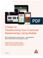 4 Steps Transforming Customer Relationships Using Mobile