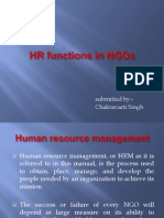 HR Funtions in Ngo