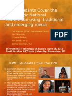 JOMC Students Cover the Democratic National Convention Using