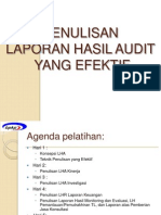 Hari I - Konsepsi Lha Dan Teknik Penulisan Yang Efektif