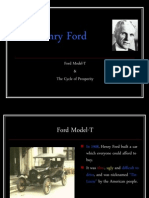 Henry Ford: Ford Model-T & The Cycle of Prosperity