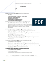 Contents and Overview - IP and Human Development
