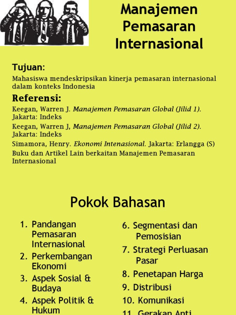 Manajemen Pemasaran Internasional