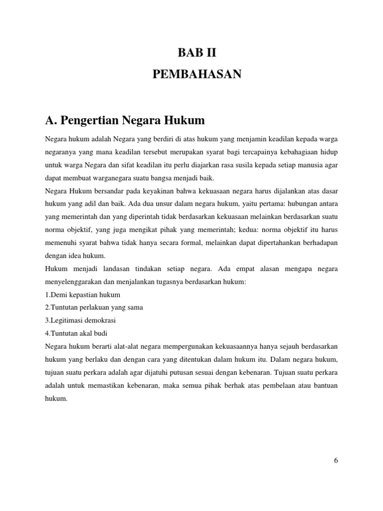 Makalah Negara Hukum