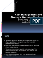 Cost Management Amp Strategic Decision Making
