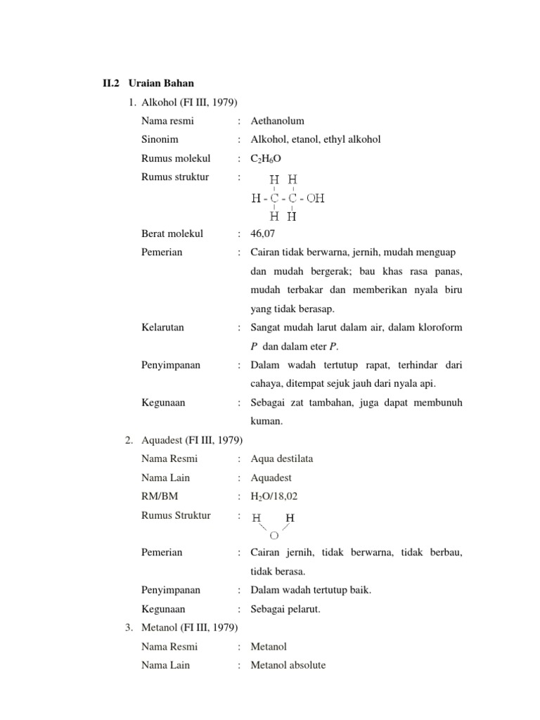 Uraian Bahan | PDF