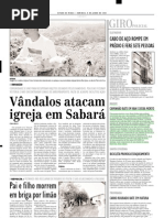 2003.06.08 - CAMINHÃO BATE EM VAN E DEIXA MORTO - Estado de Minas