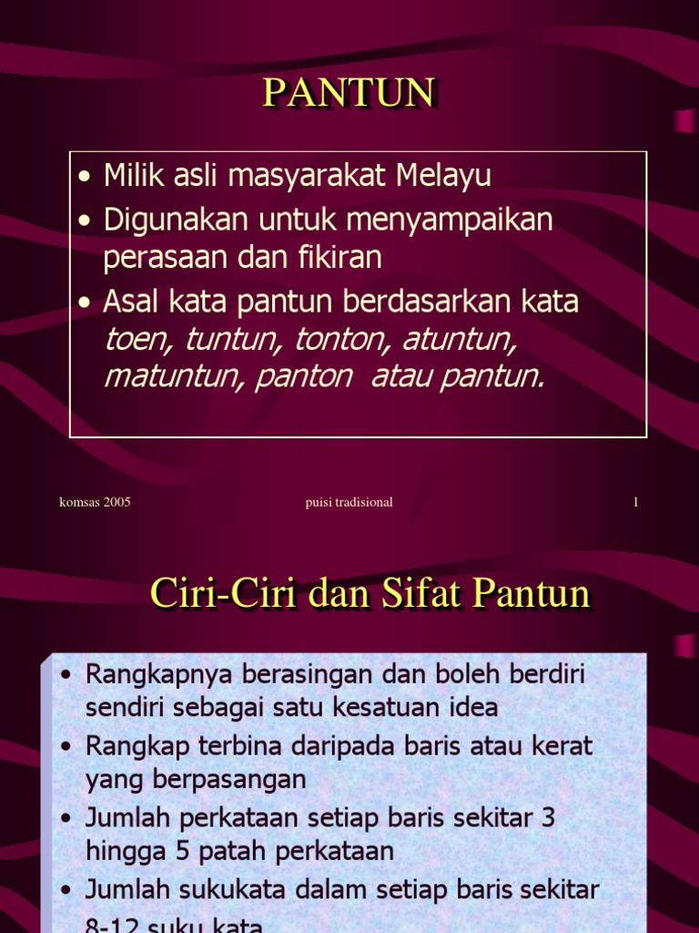 Slaid Pantun