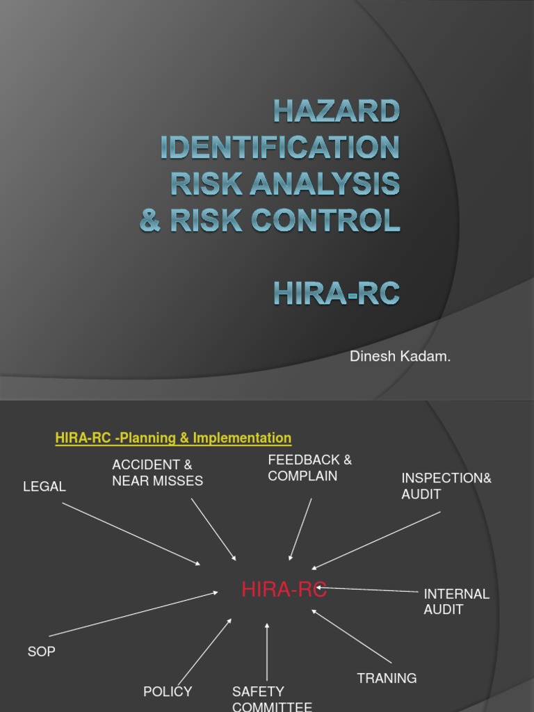 Hazard Identification & Risk Control | PDF