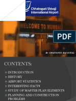 Project Presentation On "Comprehensive Study of Chhatrapati Shivaji International Airport, Mumbai' by Chaitanya Raj Goyal