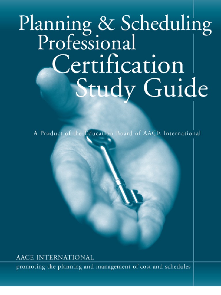 Planning & Scheduling Professional (PSP) Certification Study Guide PDF ...