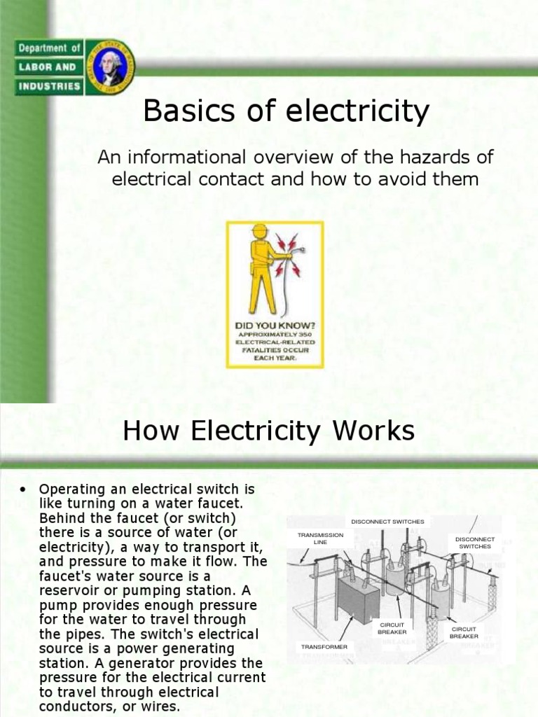 Electrical Hazards Presentation.ppt Electric Shock Insulator (Electricity)