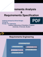 Requirements Analysis & Requirements Specification