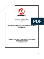 Distribution Reliability Indicators - KW Based