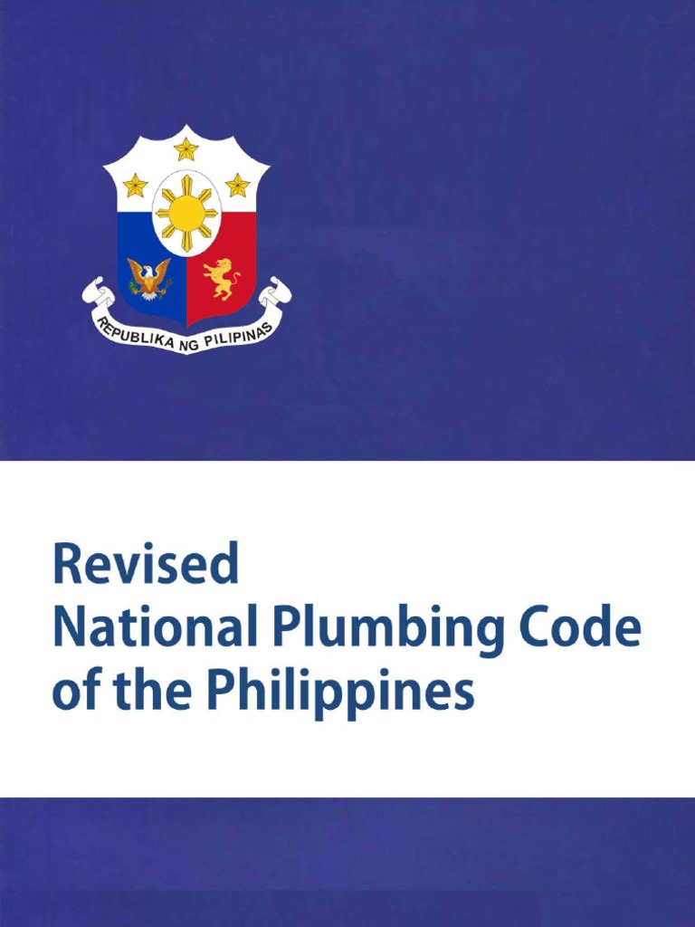 80960884 Revised National Plumbing Code of the Philippines Specification (Technical Standard
