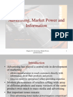 Chapter 20: Advertising, Market Power, and Information 1