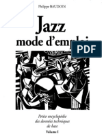 Jazz Mode D Emploi Vol 1 Baudoin