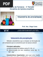 Aula Volumetria de Precipitacao