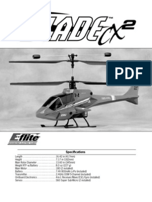 BCX/2/3 E-Flite EFLH1240A Inner Shaft with Aluminum Head/Hub